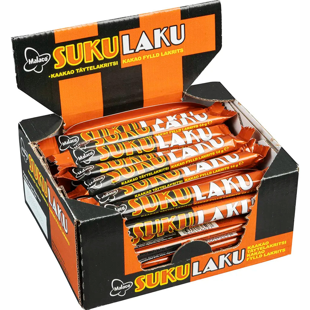 Malaco Lakritsipatukat puolilava 50kpl x 240ltk
