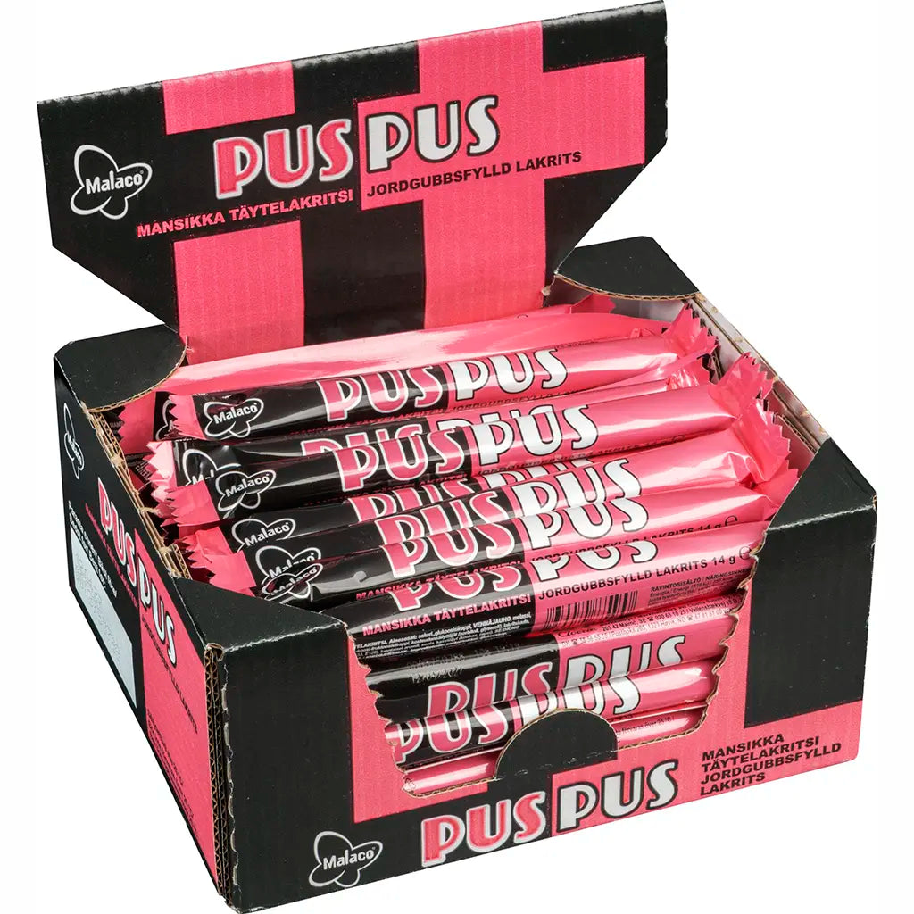 Malaco Lakritsipatukat puolilava 50kpl x 240ltk