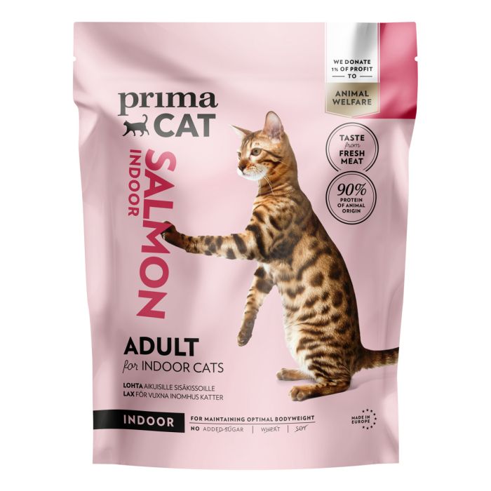 PrimaCat Lohta aikuisille sisäkissoille 400g