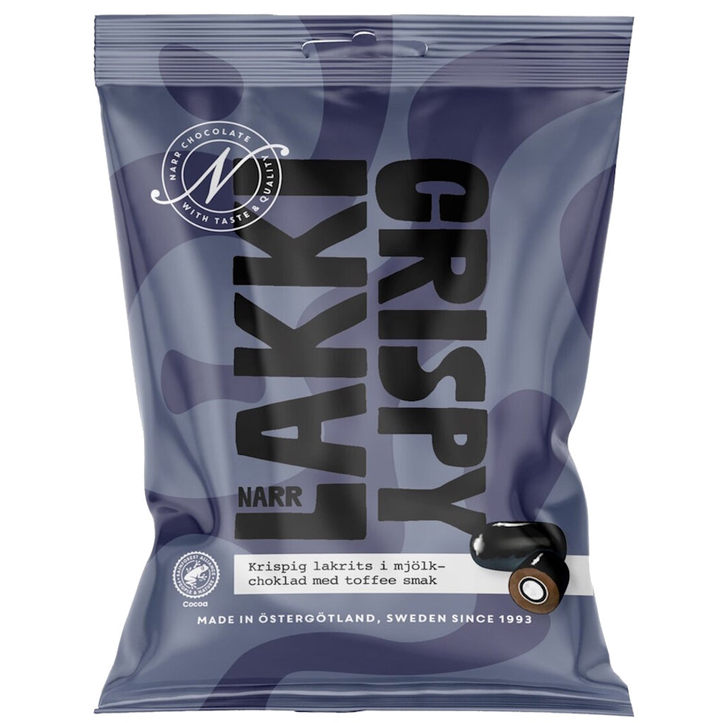 Narr Lakki Crispy Maitosuklaa toffeelaku 100g