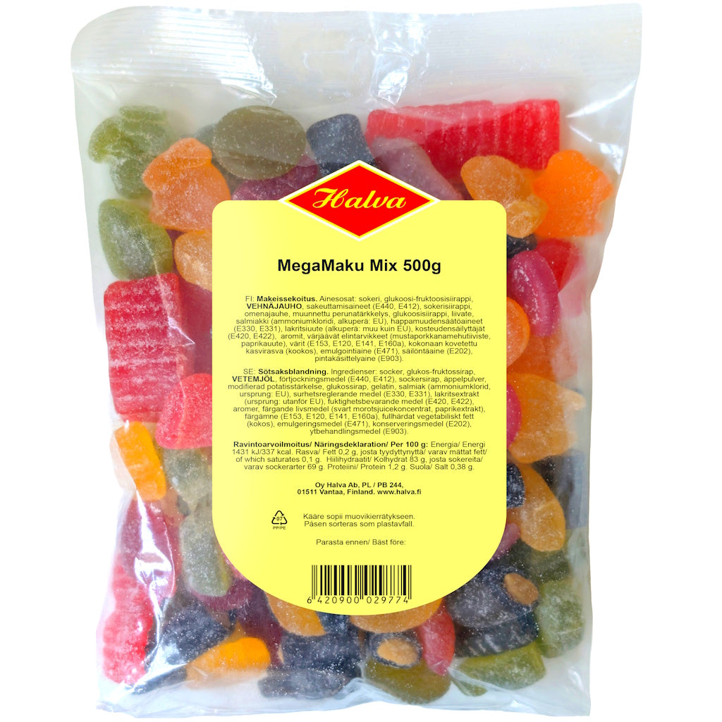 Halva MegaMaku Mix makeissekoitus 500g