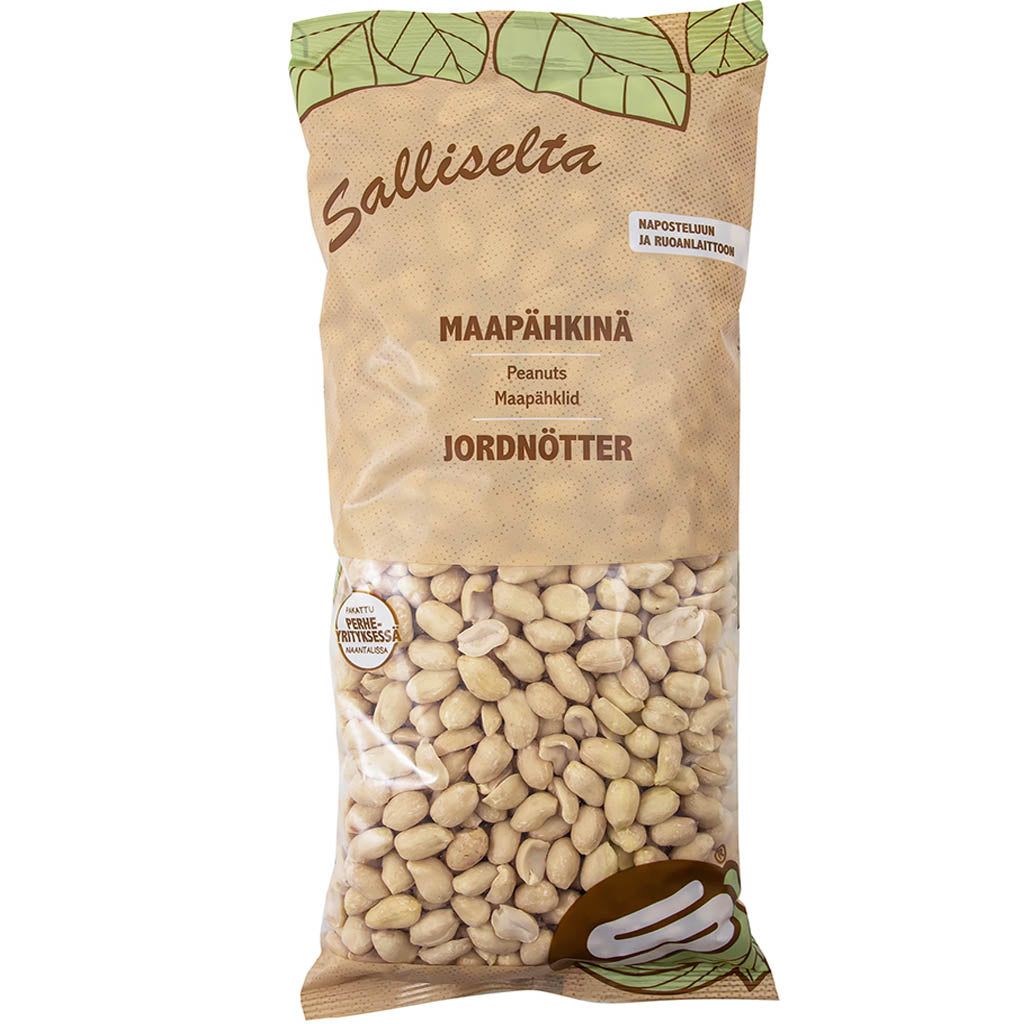 Salliselta Maapähkinä Kuorittu 1kg