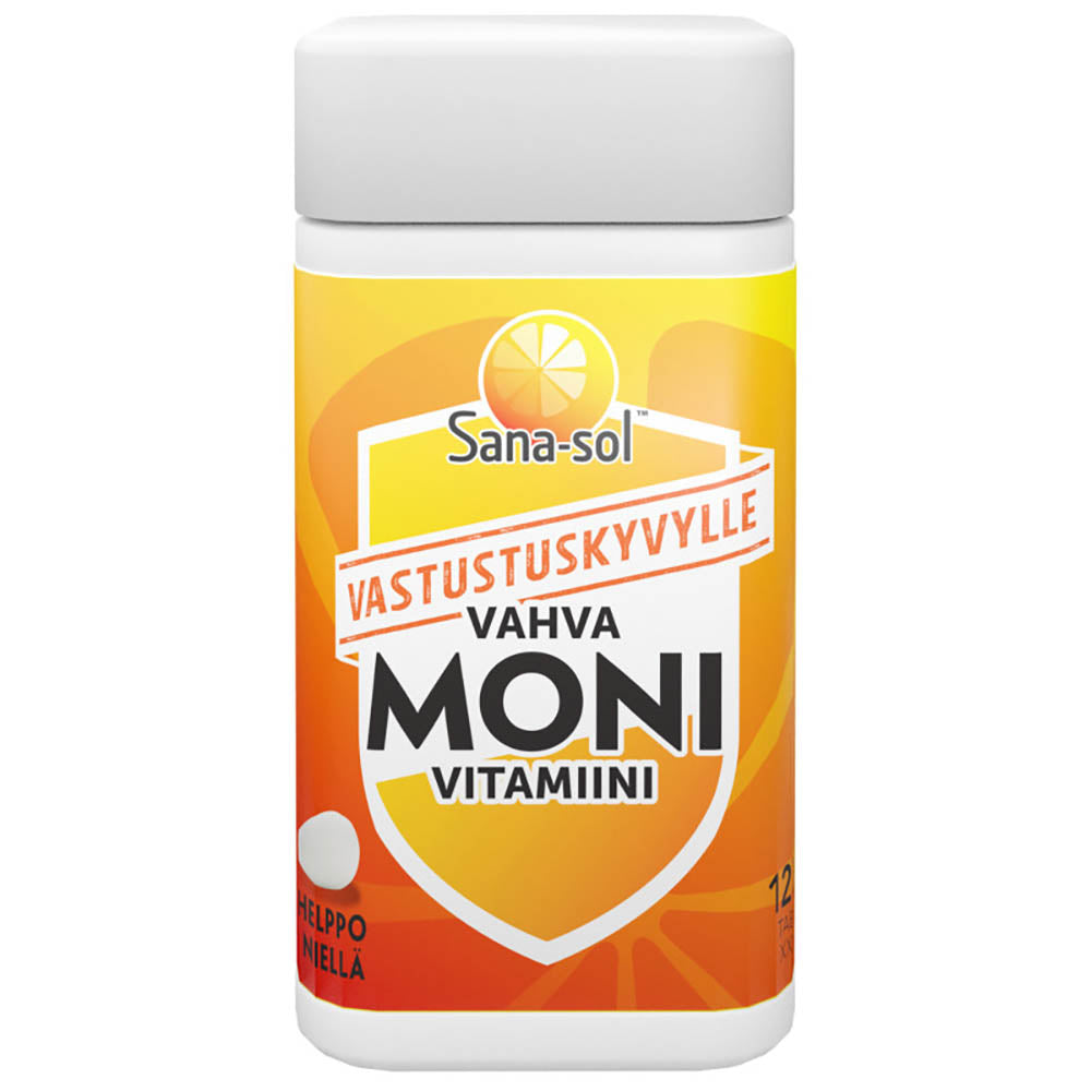 Sana-sol Vahva monivitamiini vastustuskyvylle 120kpl tabl.