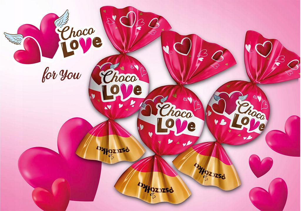 Dolce Amo Choco Love suklaakonvehti 75kpl