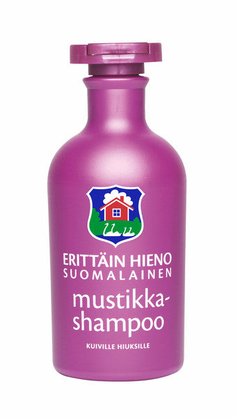 Erittäin Hieno Suomalainen Mustikkashampoo 300ml