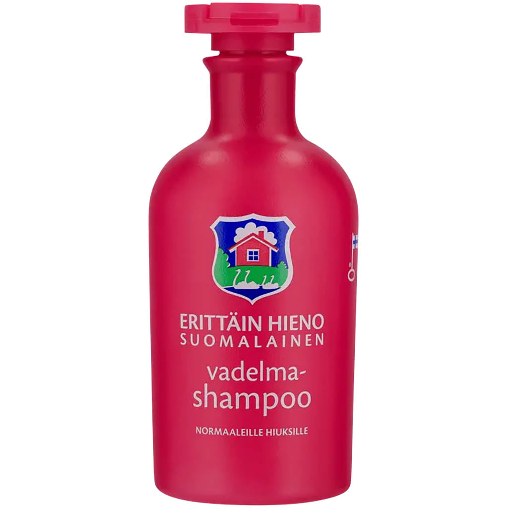 Erittäin Hieno Suomalainen Vadelmashampoo 300ml