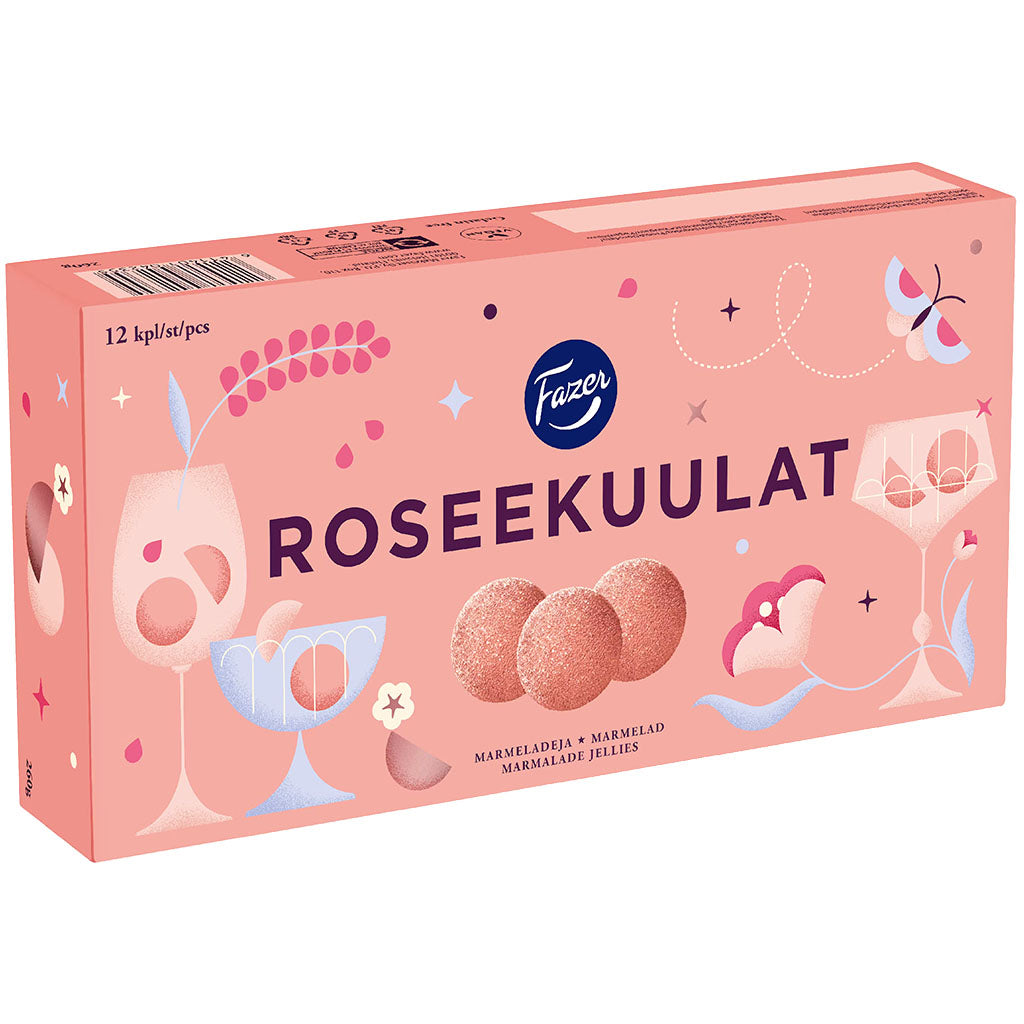 Fazer Roseekuulat makeisrasia 260g