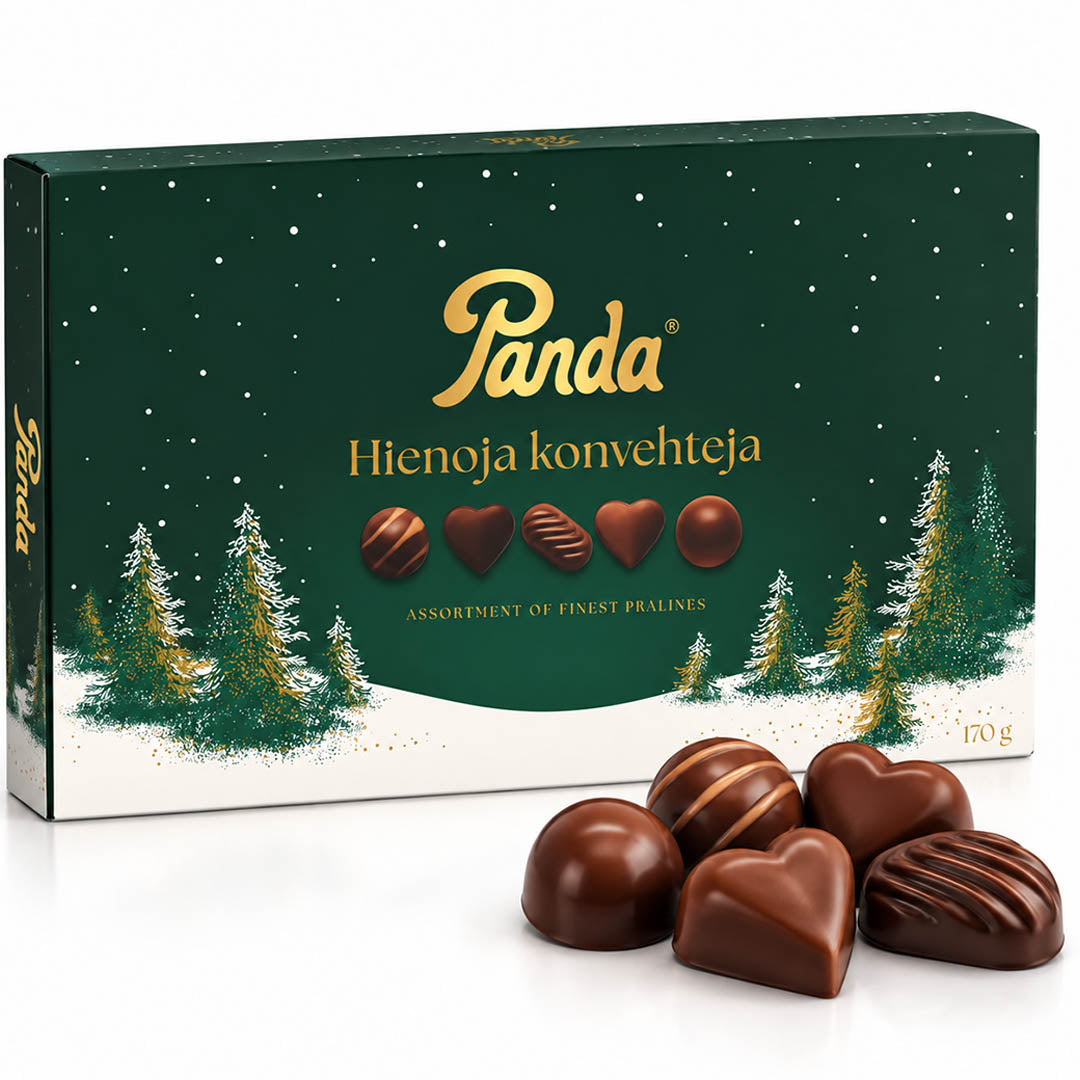Panda Hienoja Konvehteja suklaarasia 170g