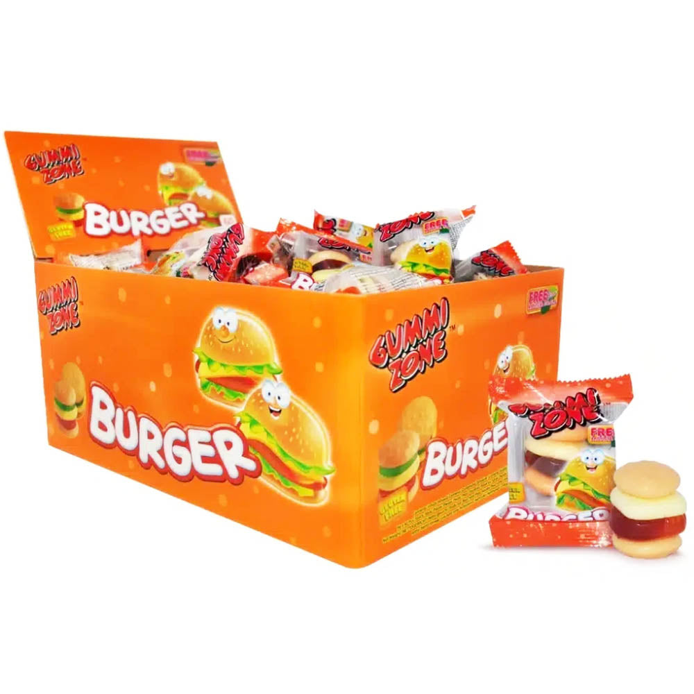 Gummi Zone Miniburger 9g x 60 kpl