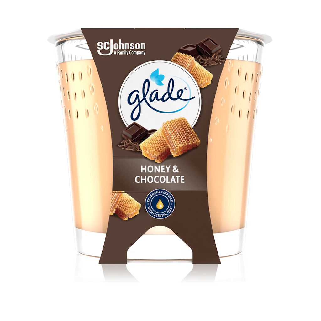 Glade Tuoksukynttilä Honey & Chocolate 112g