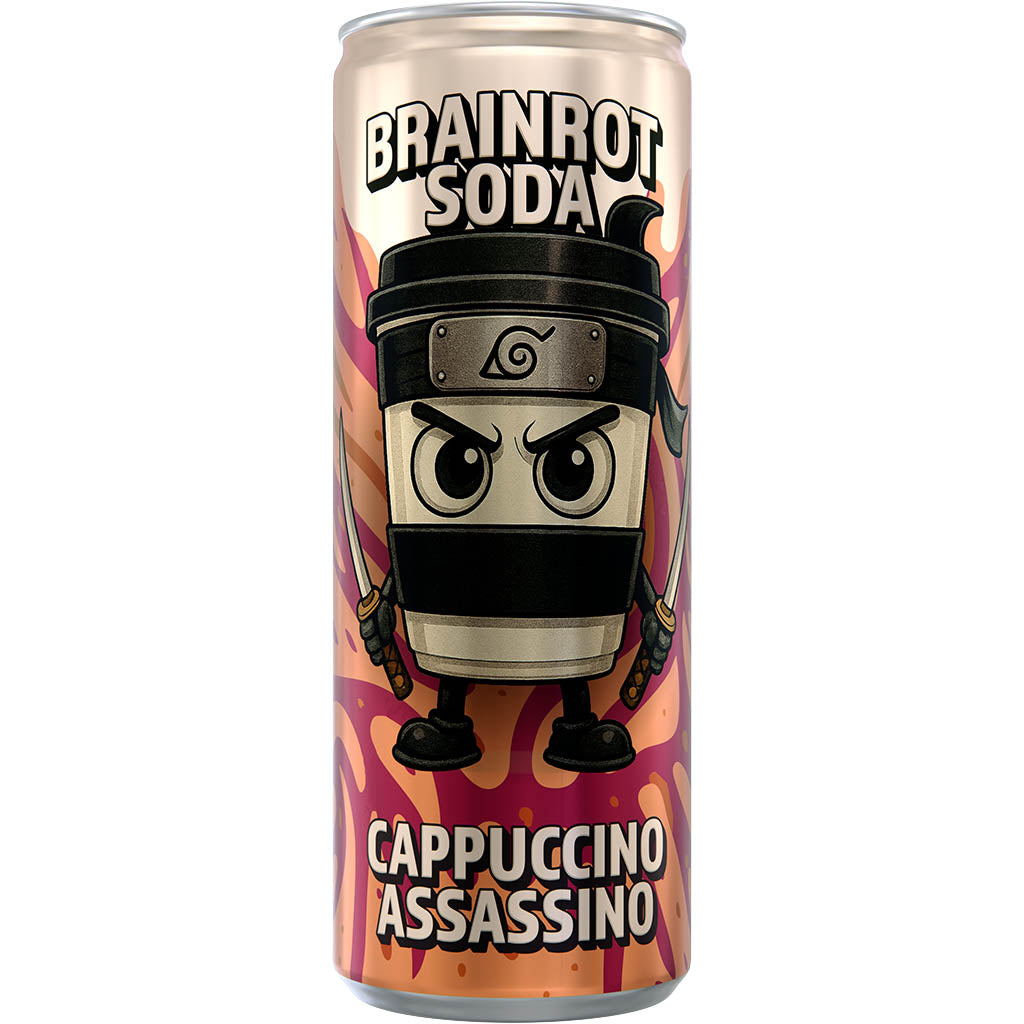 Brainrot Soda Cappuccino virvoitusjuoma 250ml