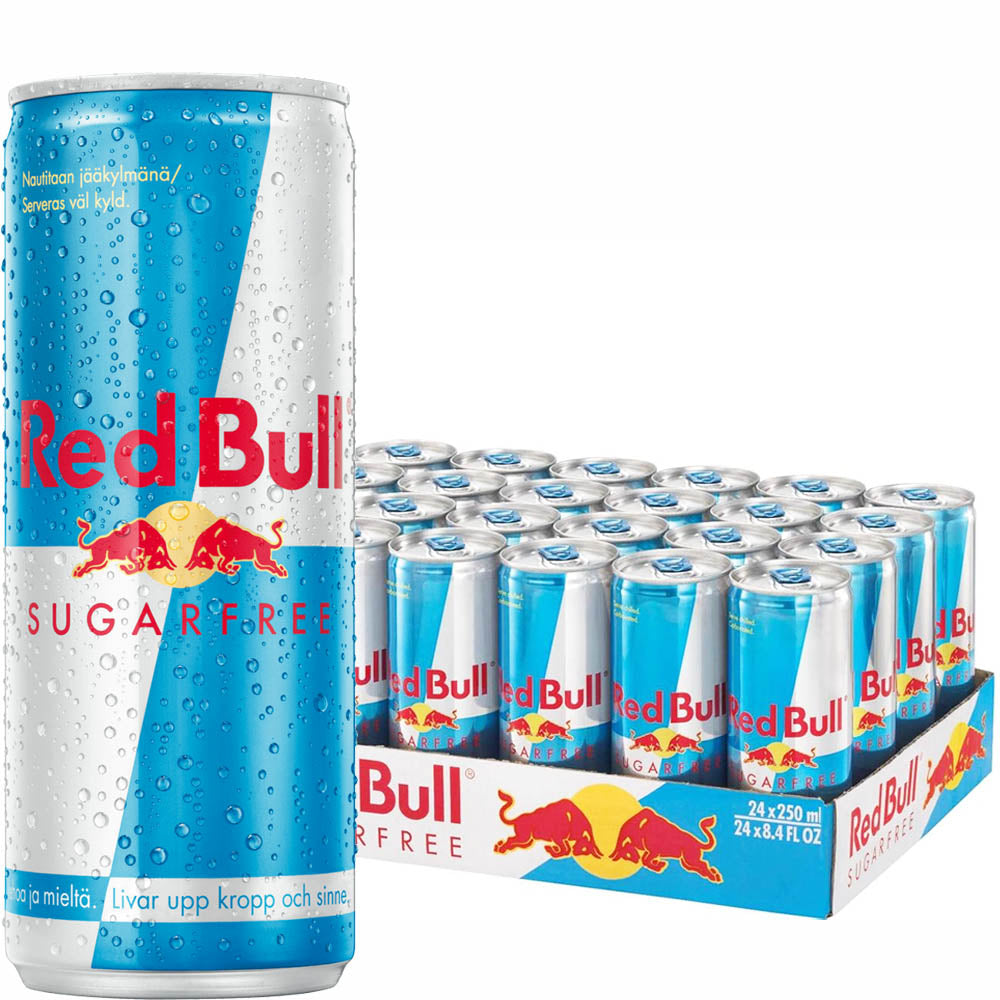Red Bull Sugar Free sokeriton energiajuoma 250ml x 24kpl