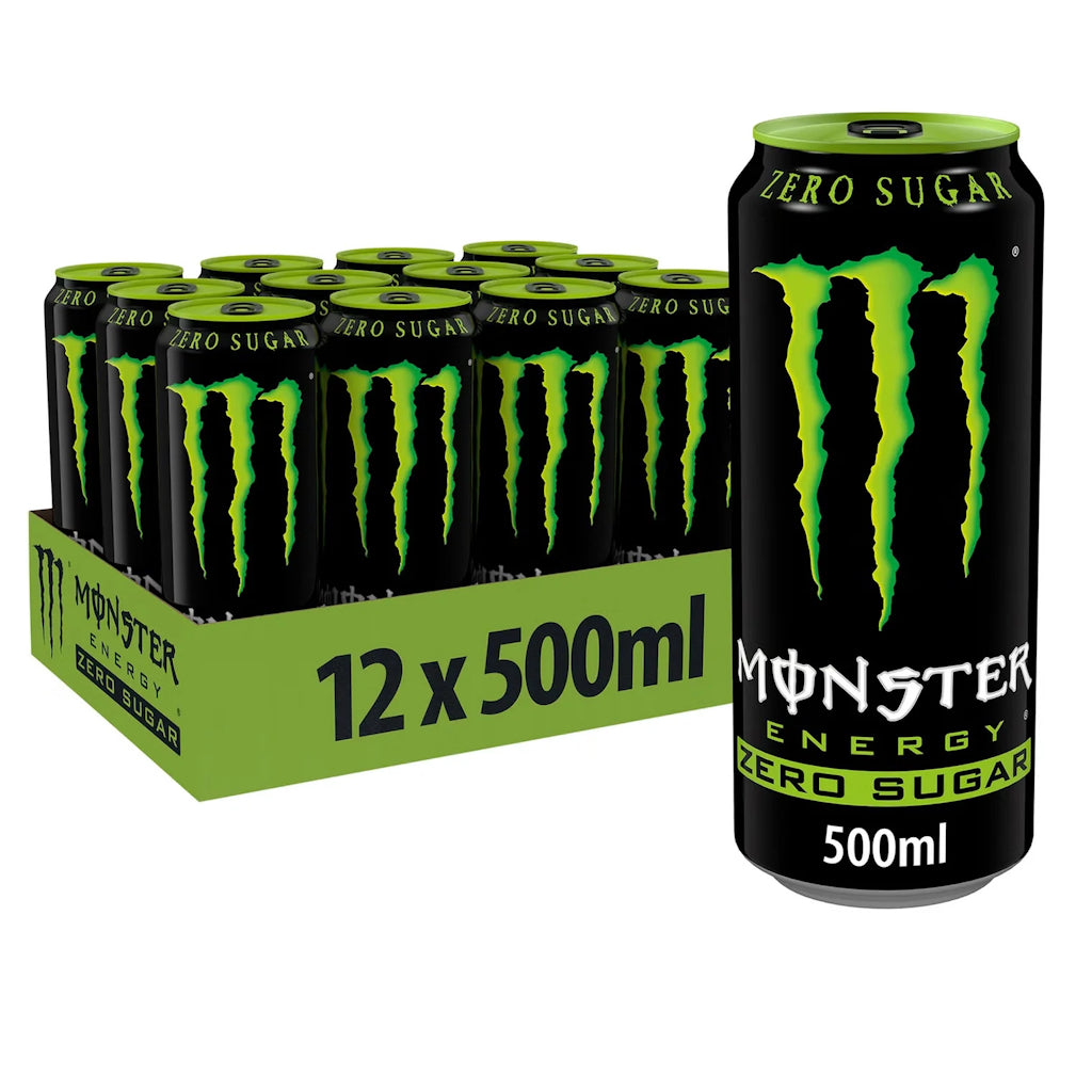 Monster Energy Green Zero energiajuoma 500ml x 12kpl