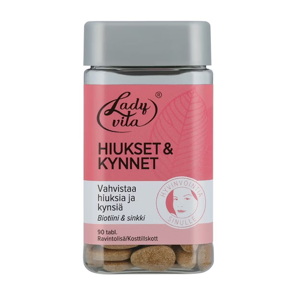 Ladyvita Hiukset Kynnet Iho 90tabl