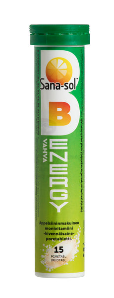 Sana-sol Vahva B-Energy 15 poretablettia