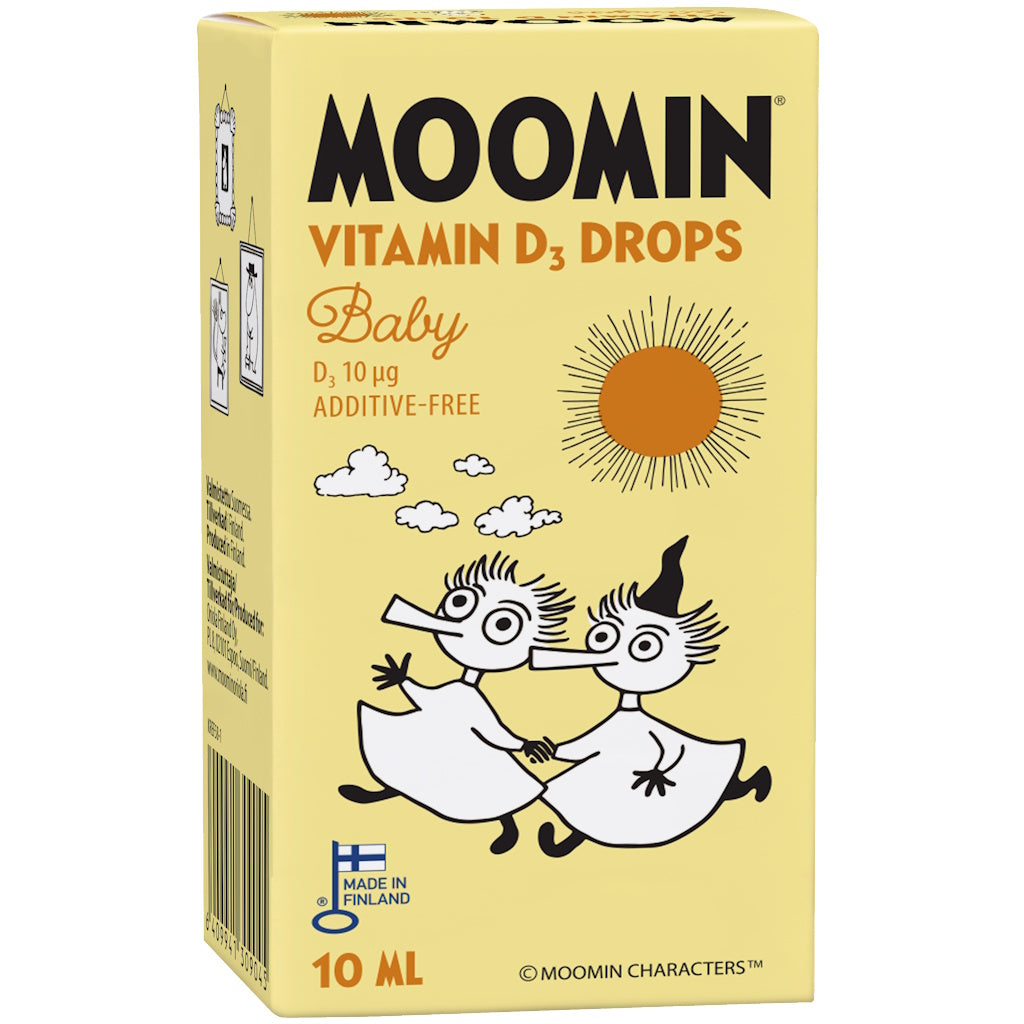Moomin D-vitamiinitipat 10µg 10ml