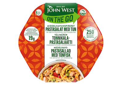 John West On The Go Välimeren Tonnikala-Pastasalaatti 220g