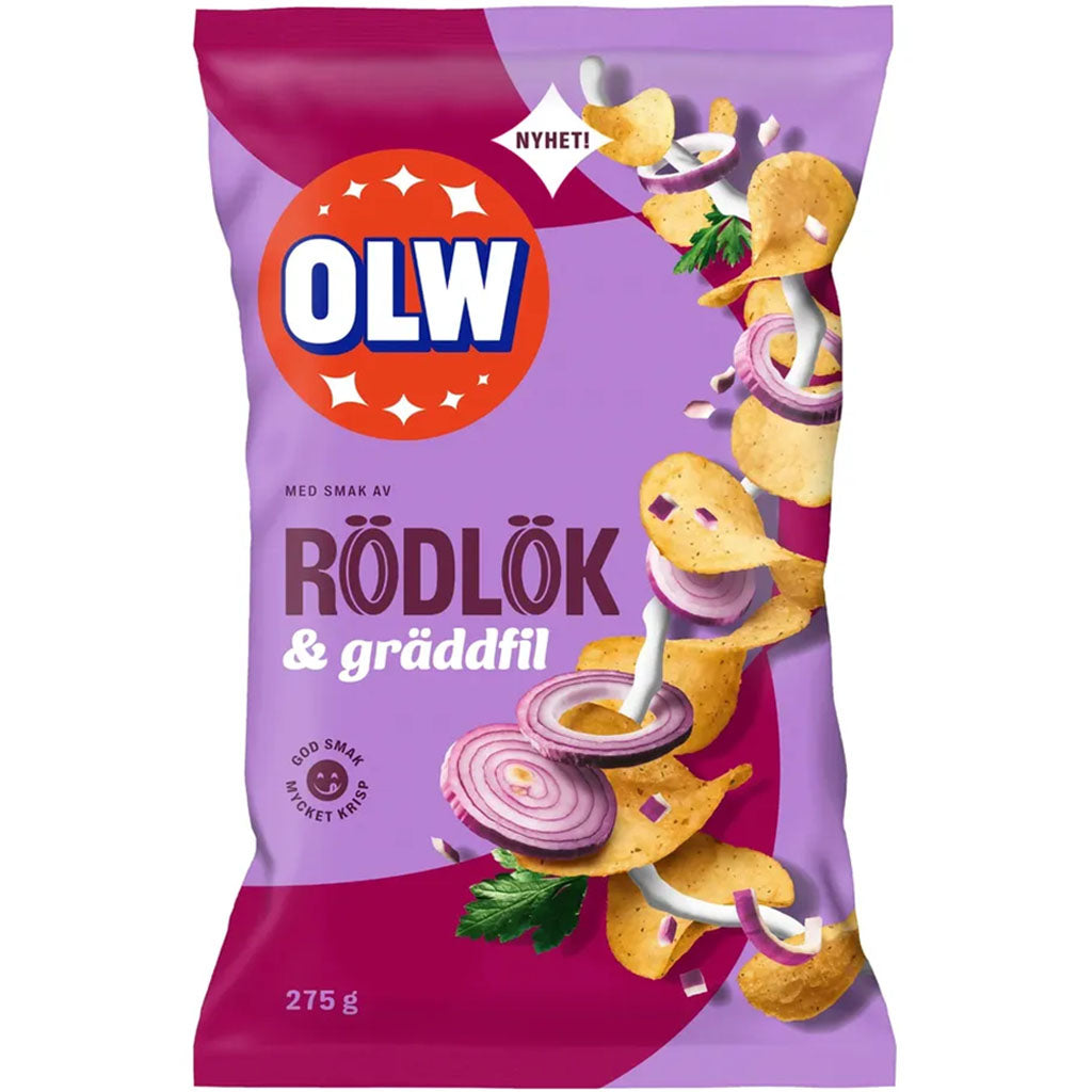 OLW Punasipuli & Kermaviili perunalastu 275g