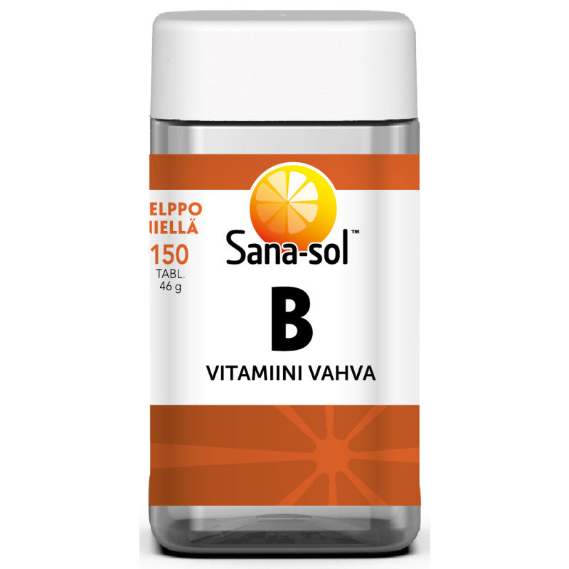 Sana-sol B-vitamiini vahva 150 tabl.