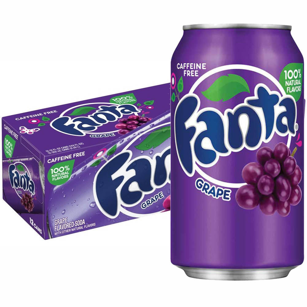 Fanta Grape USA virvoitusjuoma 355ml x 12-pack