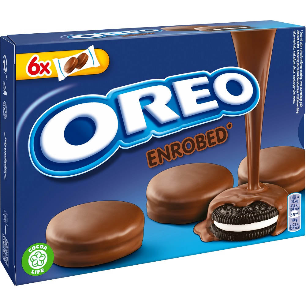 Oreo Chocolate Covered suklaakuorrutekeksit 246g