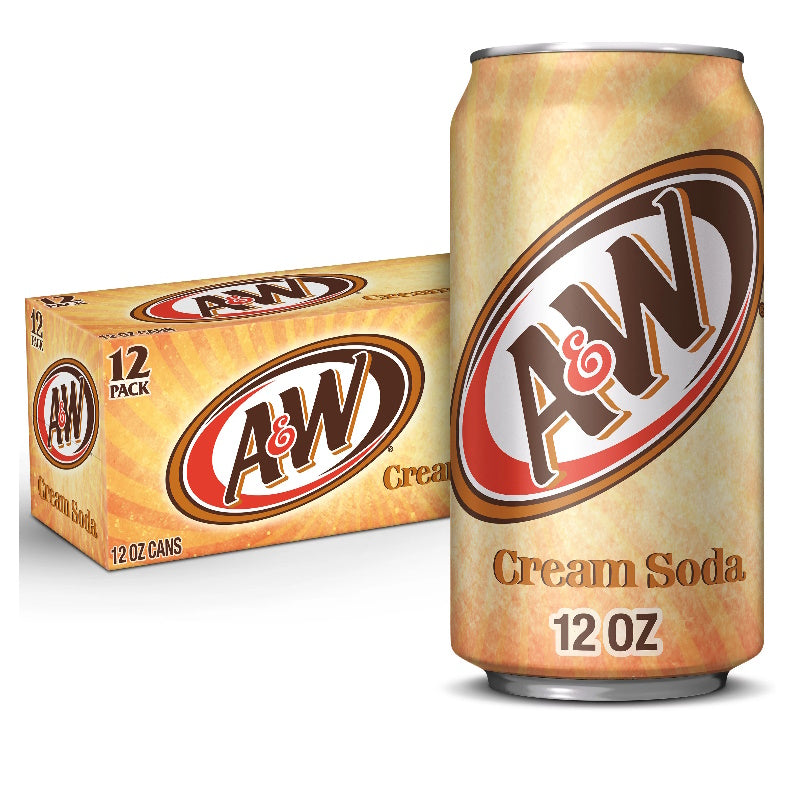 A&W Cream Soda USA virvoitusjuoma 355ml x 12-pack