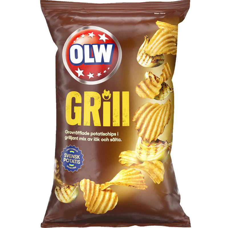 OLW Grill perunalastu 175g