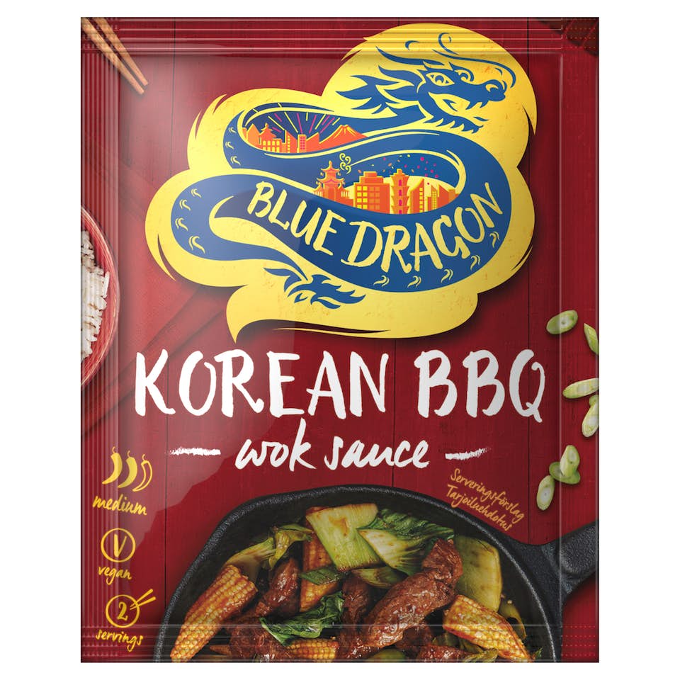 Blue Dragon Korean BBQ Wok Sauce kastike 120g