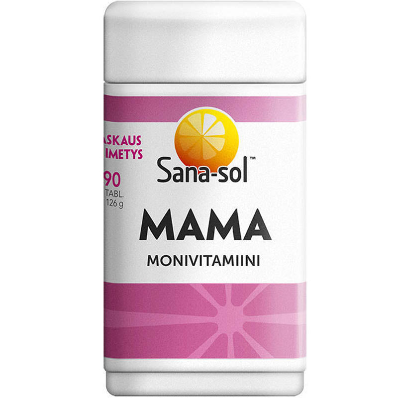 Sana-sol Mama monivitamiini Raskaus ja imetys 90kpl