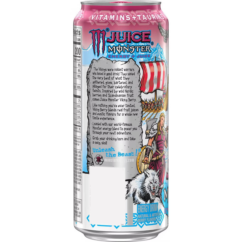 Monster Energy Ultra Viking Berry Juice USA energiajuoma 473ml