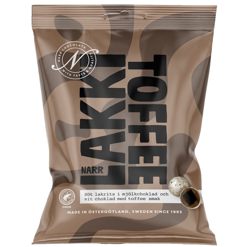 Narr Lakki Toffee valkosuklaalaku 100g