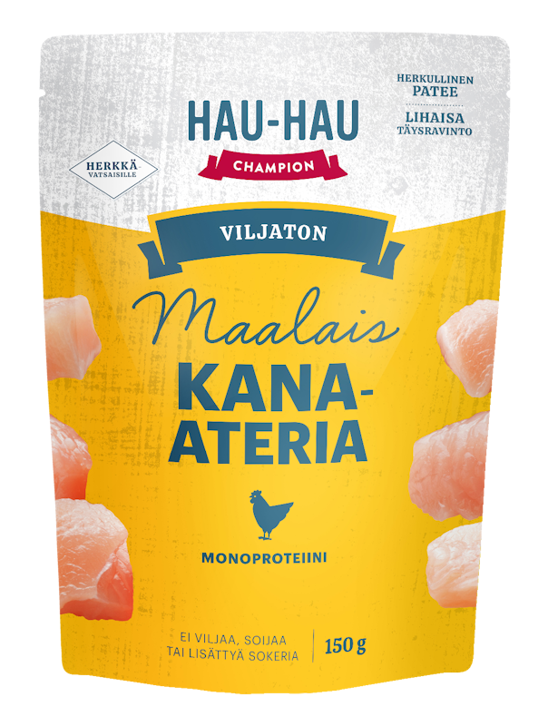 Hau Hau Champion Viljaton Maalais Kana-ateria 150g