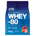 Star Nutrition Whey-80 Strawberry proteiinijauhe 500g