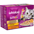 Whiskas 1+ Tasty Mix Täyteläiset Herkut kastikkeessa 12 x 85g
