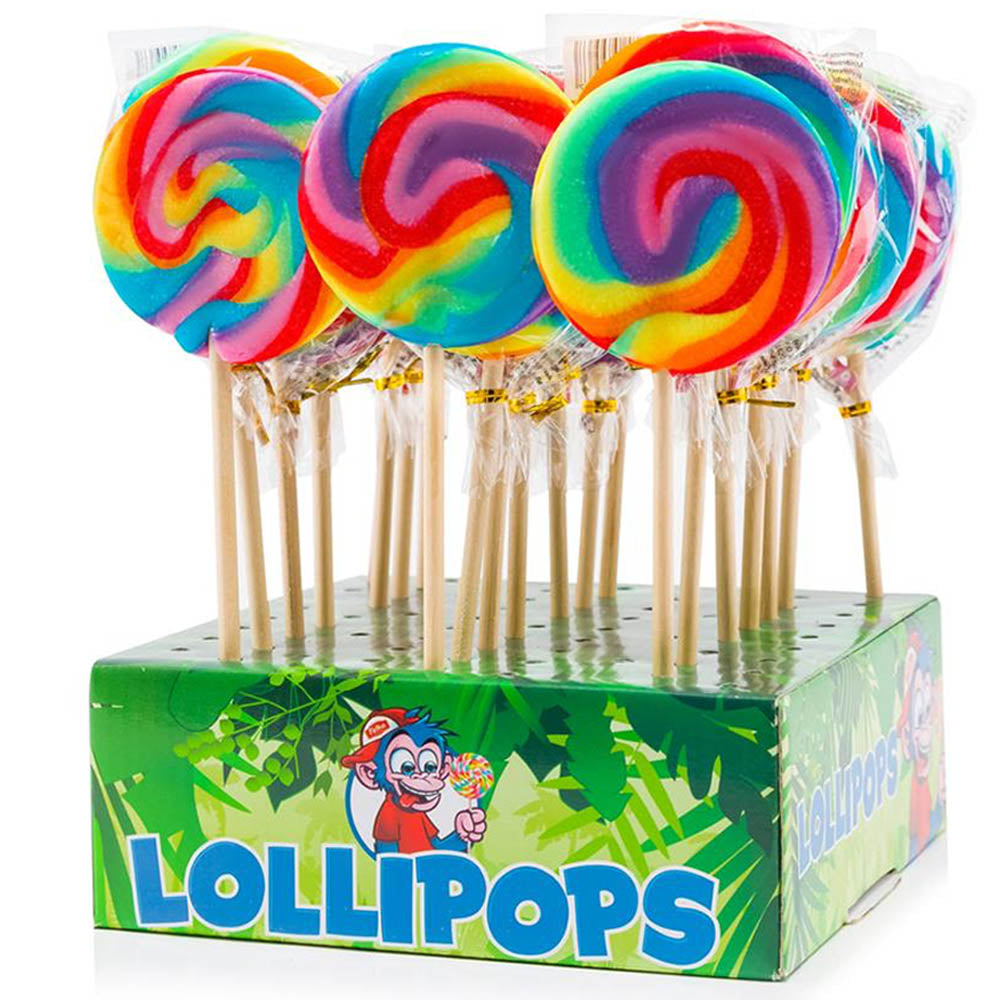 Felko Spiral Pop Rainbow tikkarilajitelma 50g x 24kpl