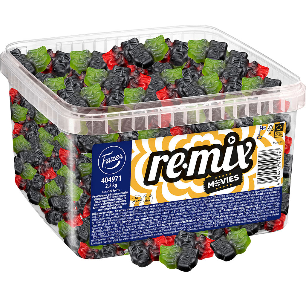 Fazer Remix Movies irtokarkkisekoitus 2,2kg
