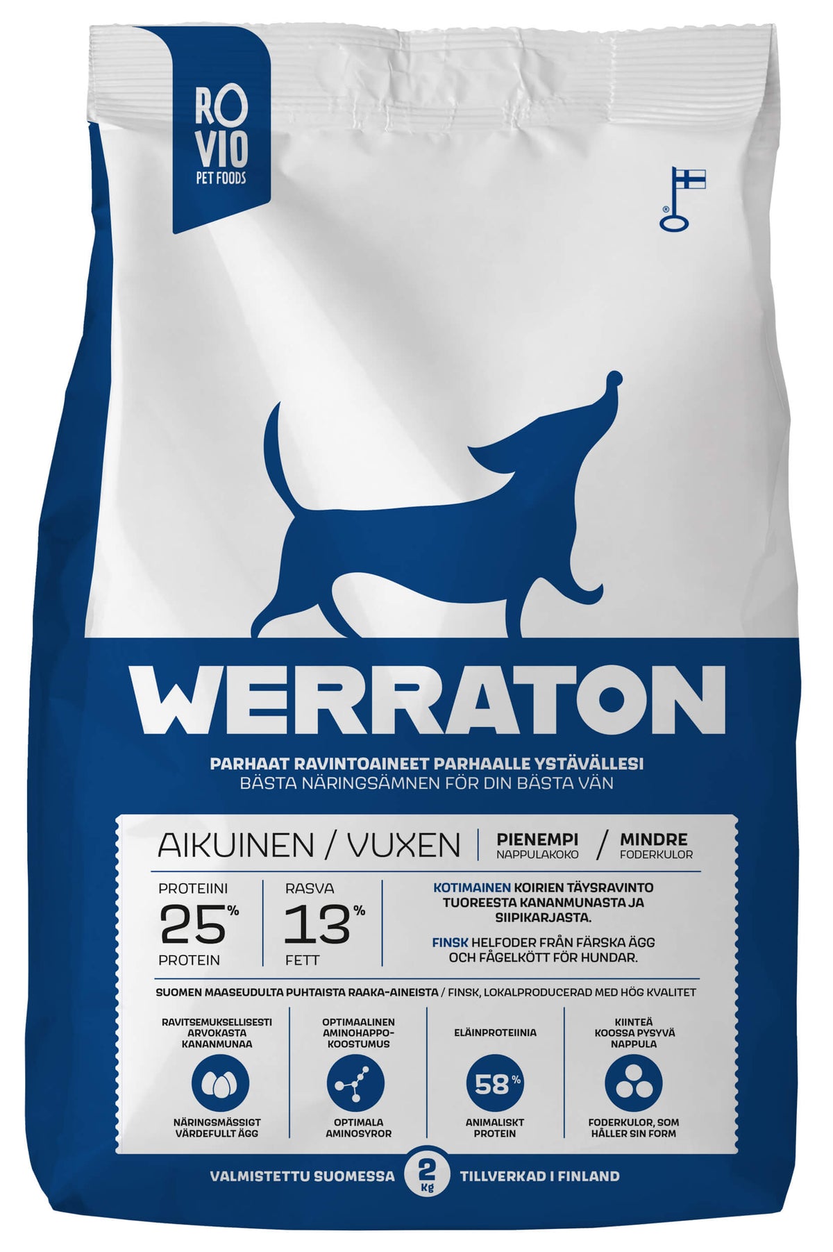 Werraton Aikuinen koiranruoka 2kg
