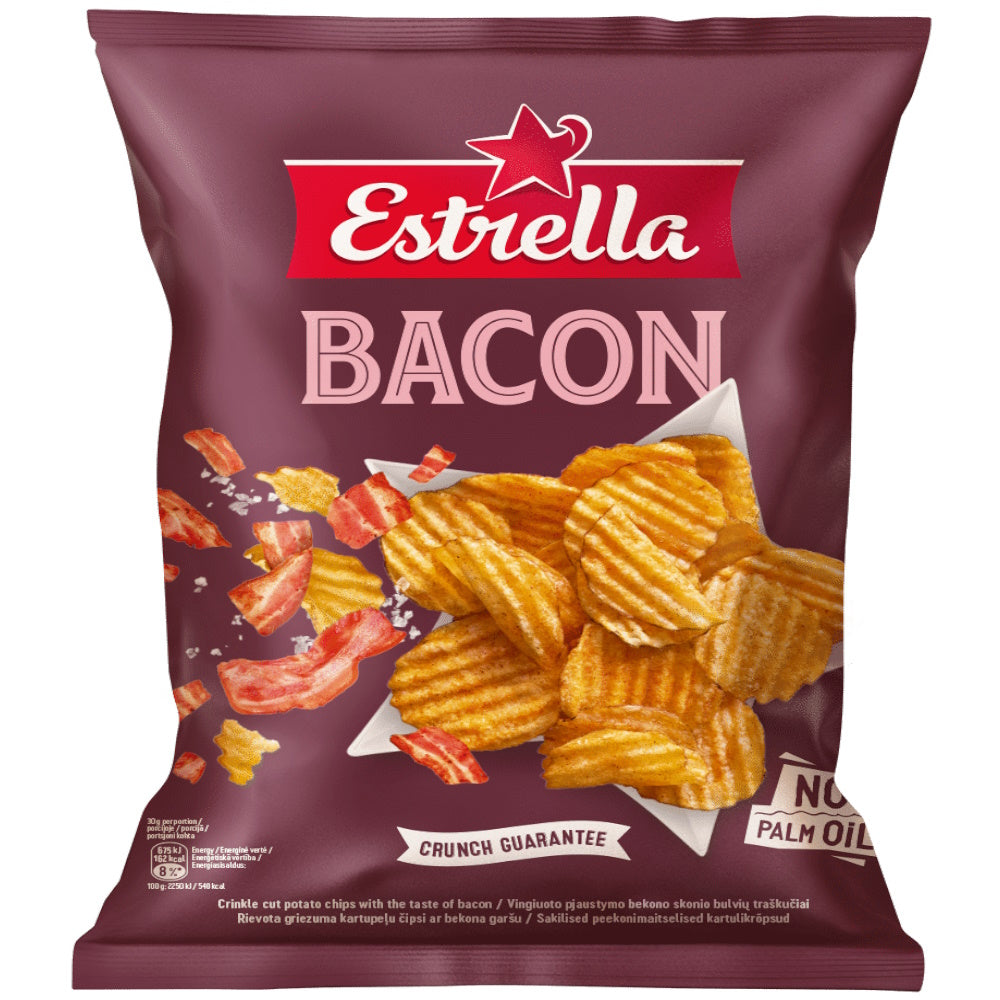 Estrella Bacon perunalastu 180g
