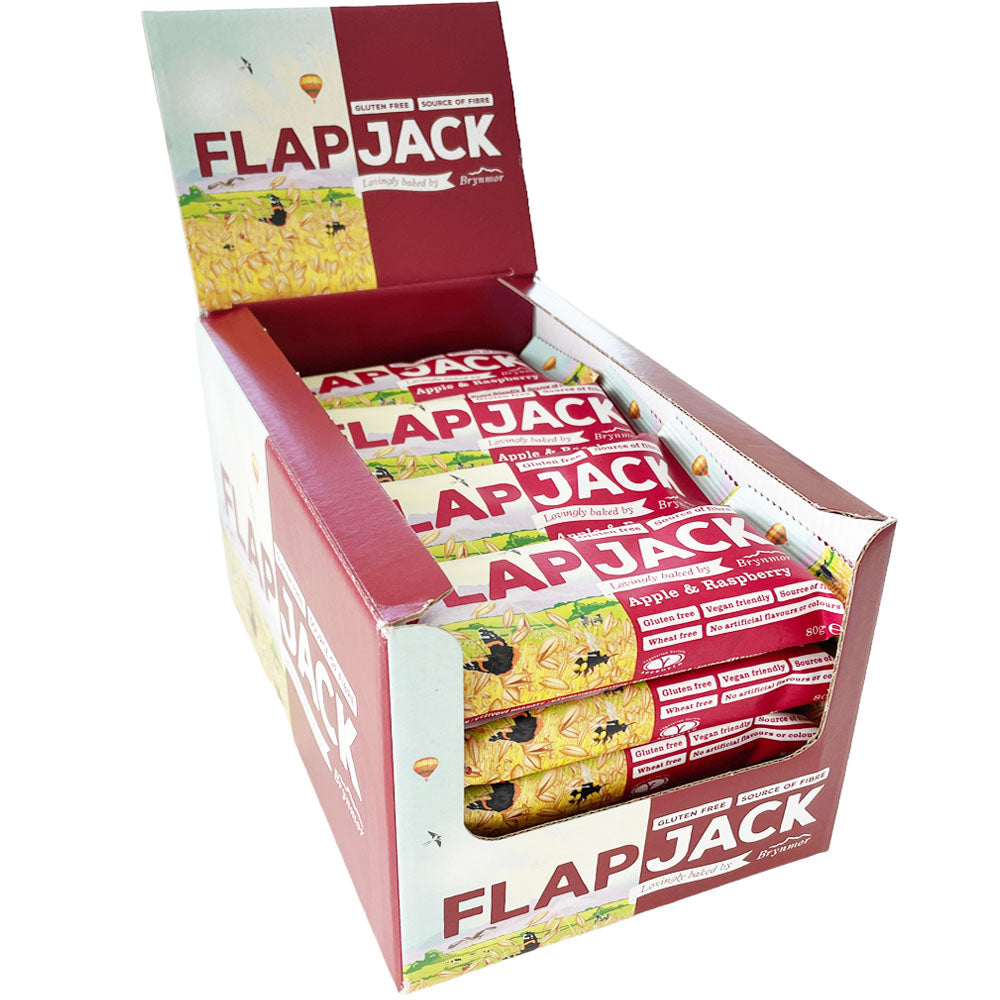 Flapjack Apple & Raspberry välipalapatukka 80g x 20kpl