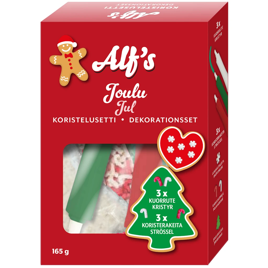 Alf's Piparkakkujen koristelusetti 165g