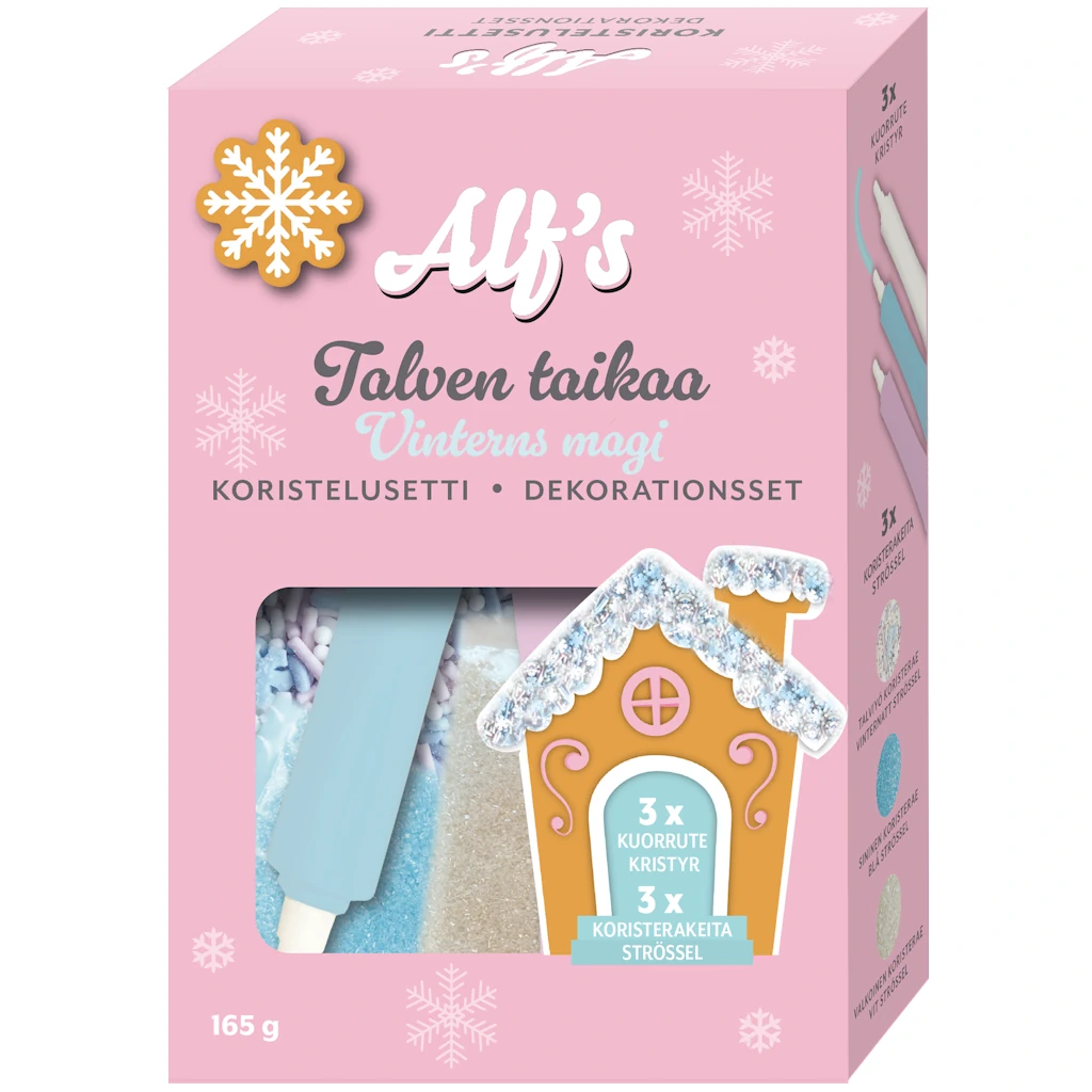 Alf's Talven taikaa Piparkakkujen koristelusetti 165g