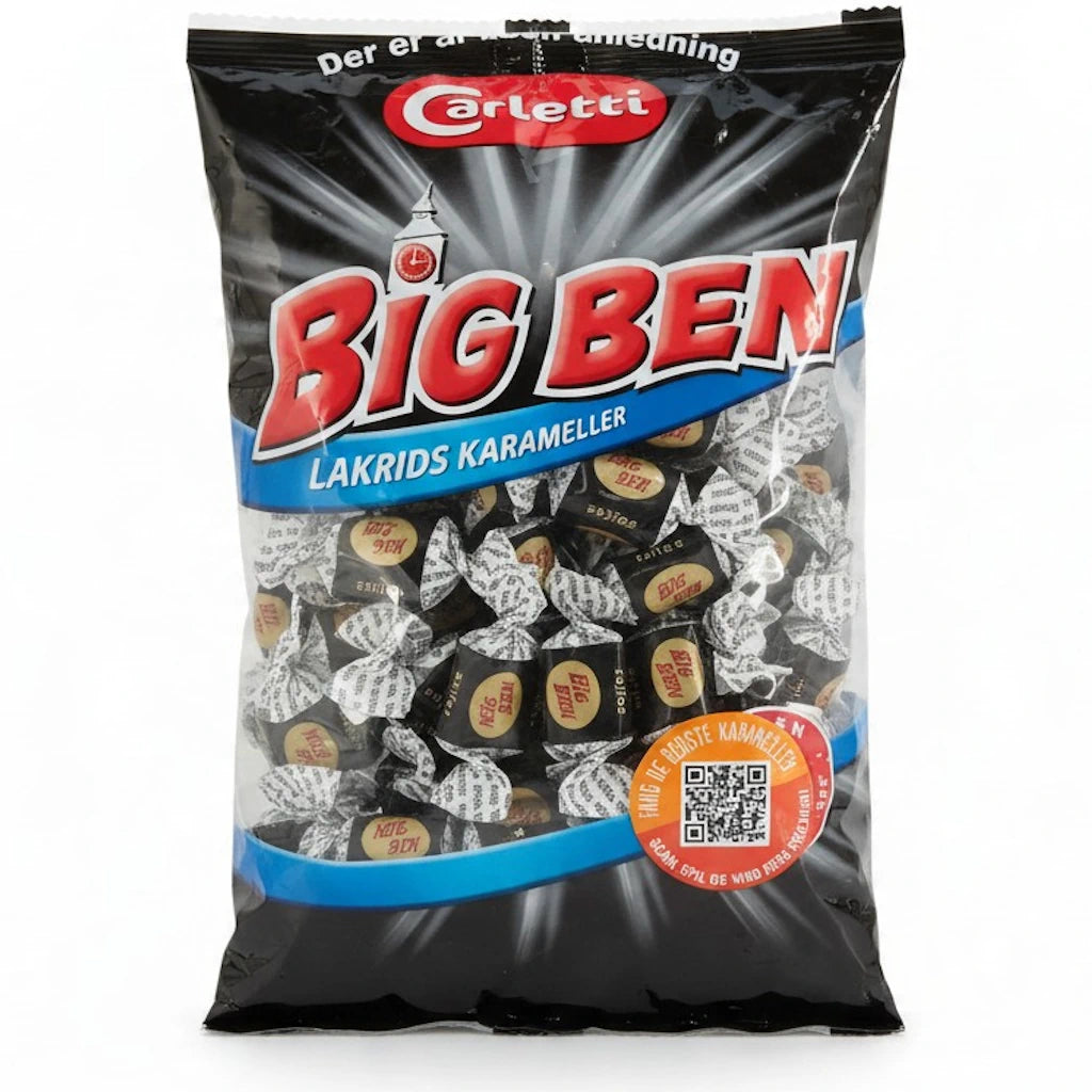 Carletti Big Ben lakritsitoffeesekoitus 350g
