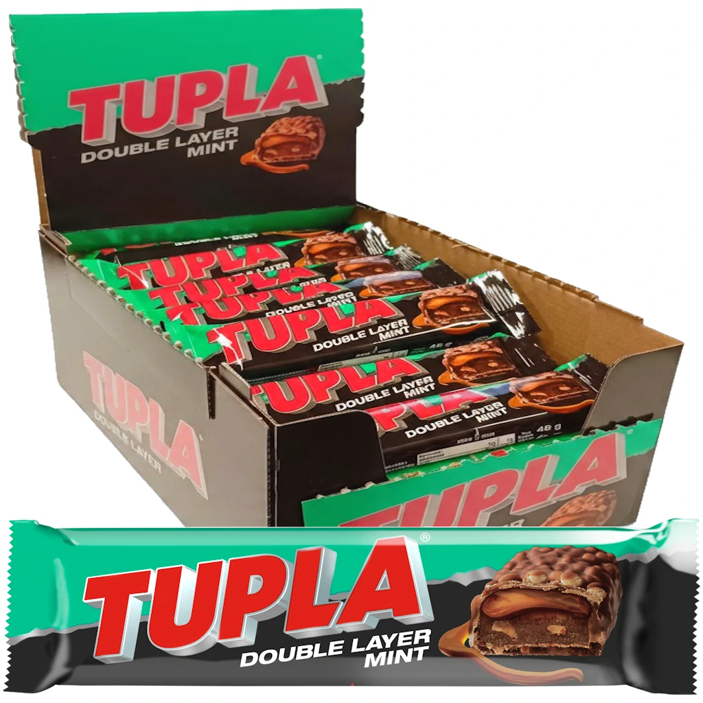 Cloetta Tupla Double Layer Mint suklaapatukka 48g x 42kpl
