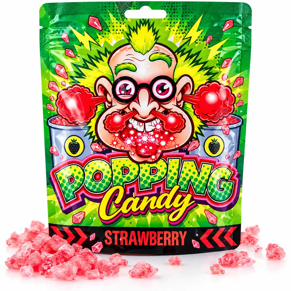 Dr. Sour Popping Candy Strawberry paukkurae 15g
