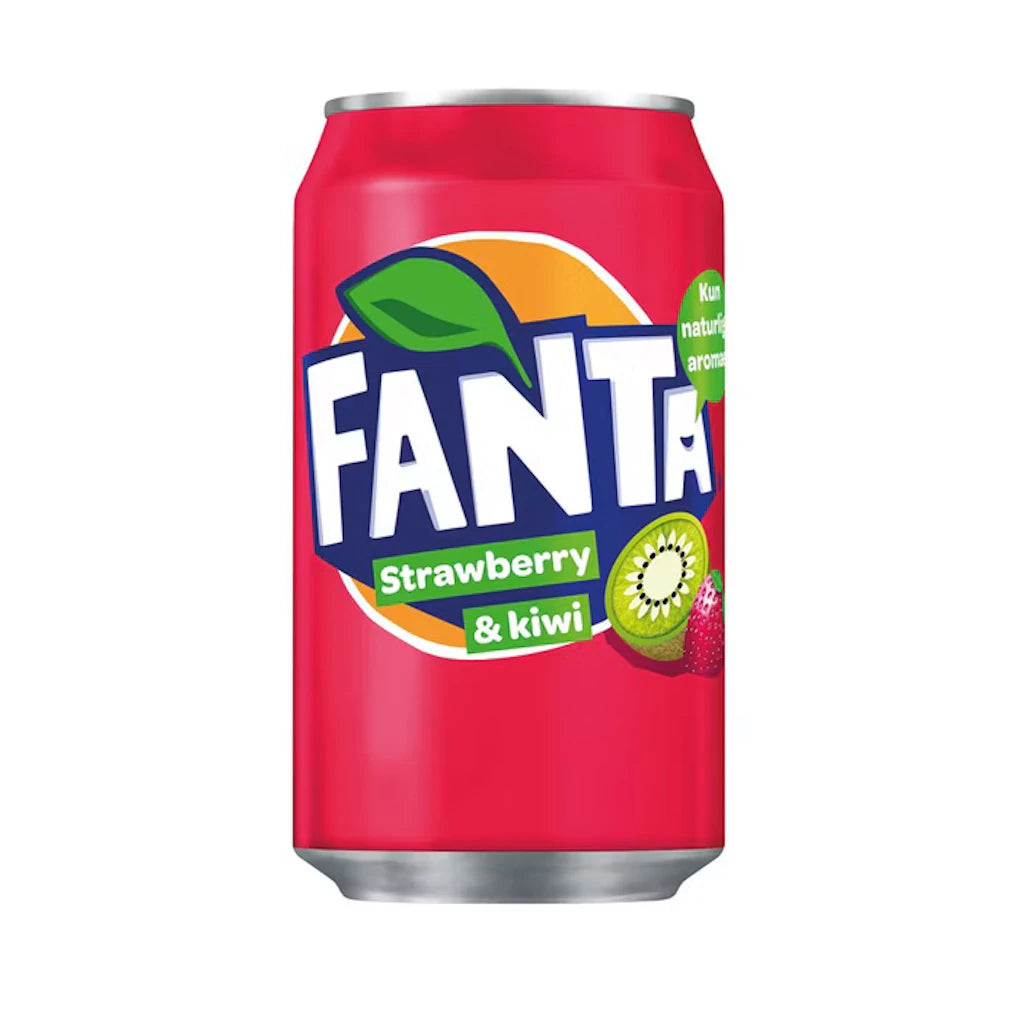 Fanta Strawberry & Kiwi virvoitusjuoma 330ml