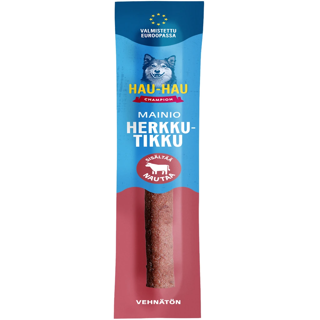 Hau Hau Champion Mainio herkkutikku nautaa 12g