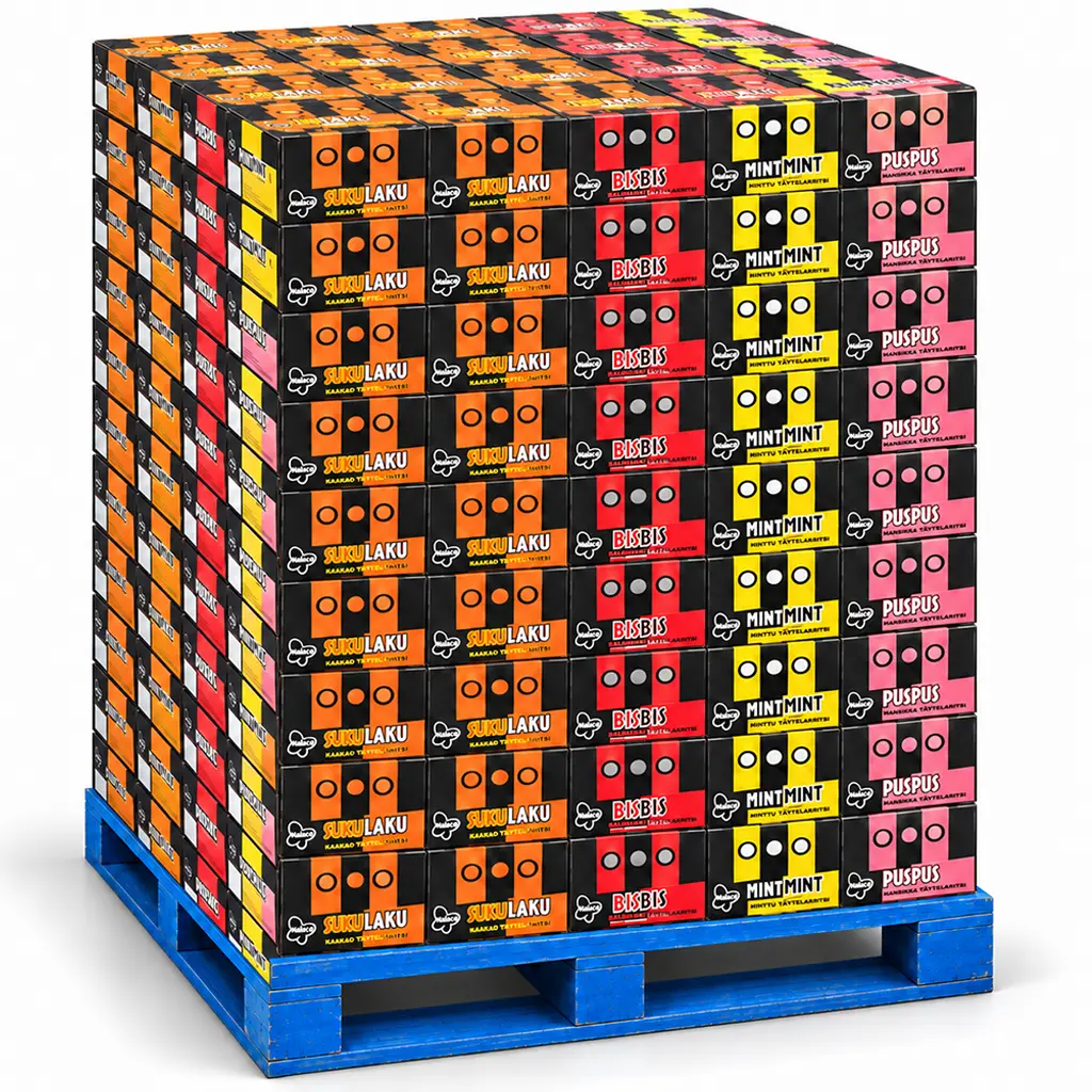 Malaco Lakritsipatukat puolilava 50kpl x 240ltk