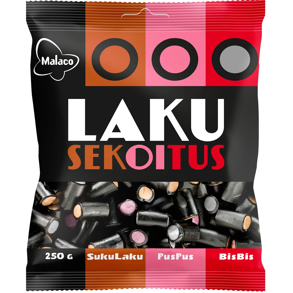 Malaco Lakusekoitus 250g