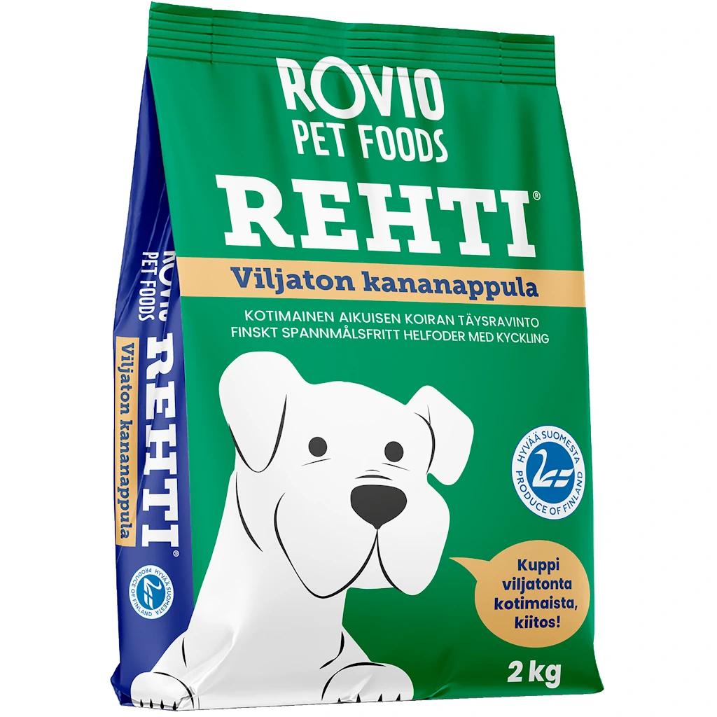 Rehti Viljaton Kana koiranruoka 2kg
