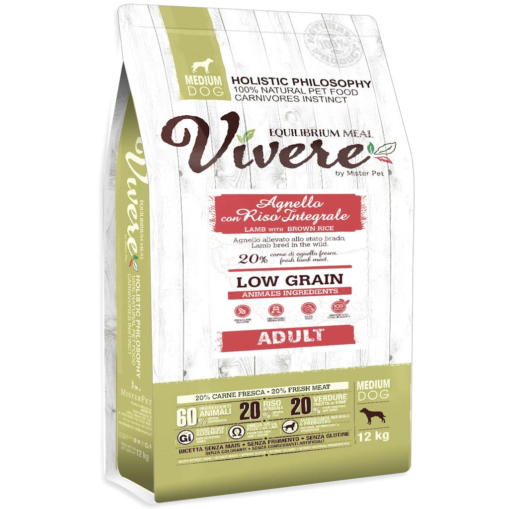 Vivere Medi Lammas koiran kuivaruoka 12kg